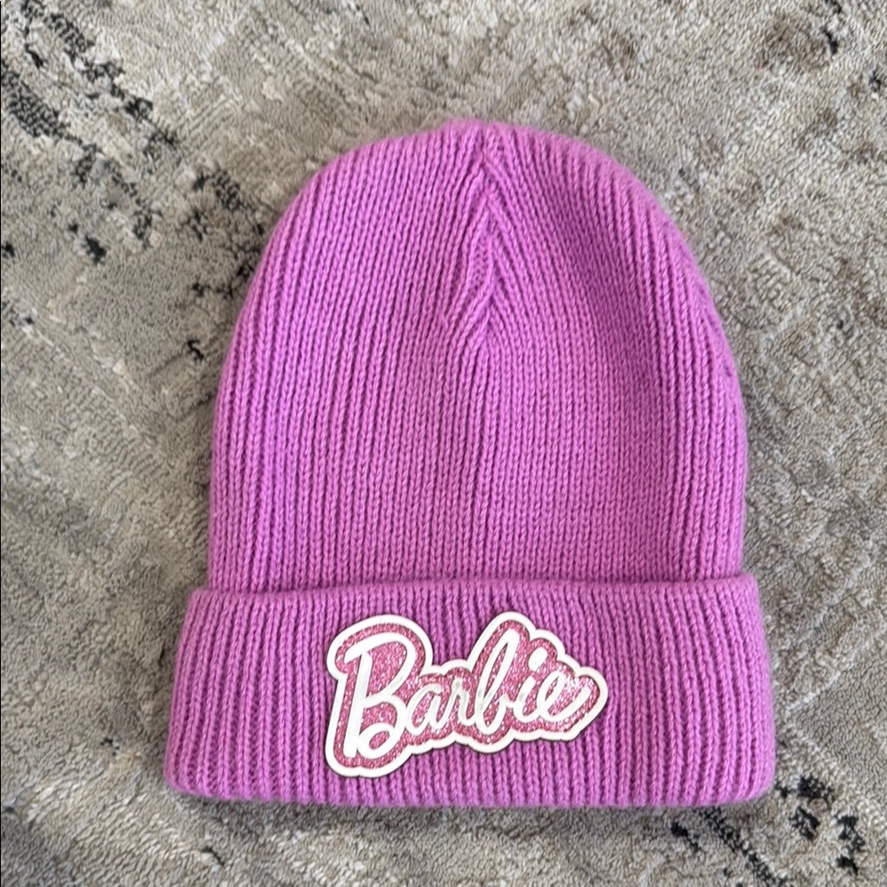 Barbie x cotton on kids toddler beanie